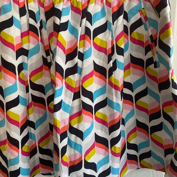 Colorful linen skirt by Cynthia Rowley - Picture 3 of 6